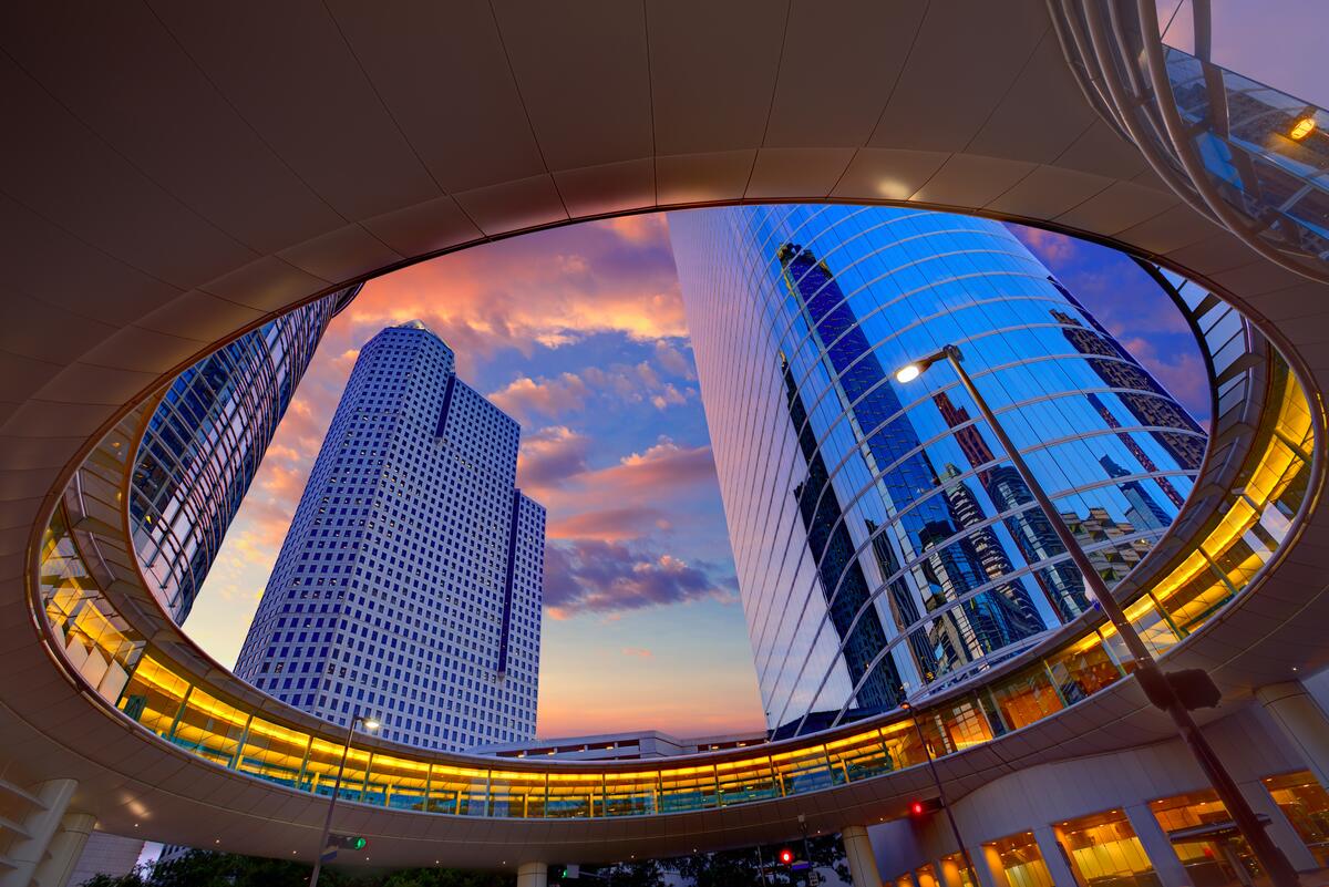 Landmark view of HOUSTON