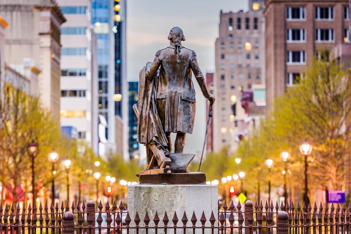 Landmark view of RALEIGH