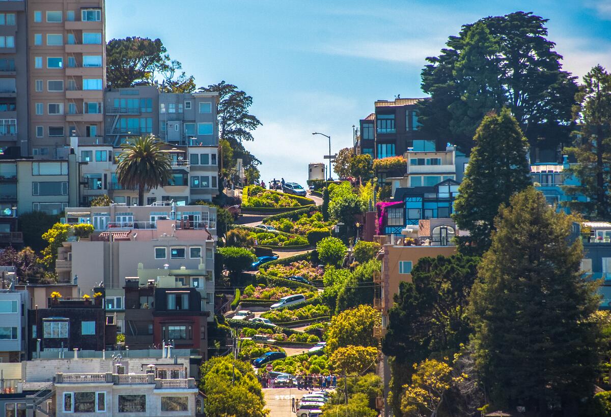 Landmark view of SAN FRANCISCO