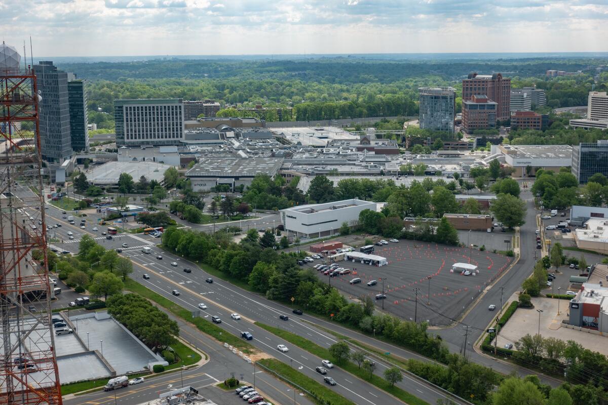 Landmark view of TYSONS